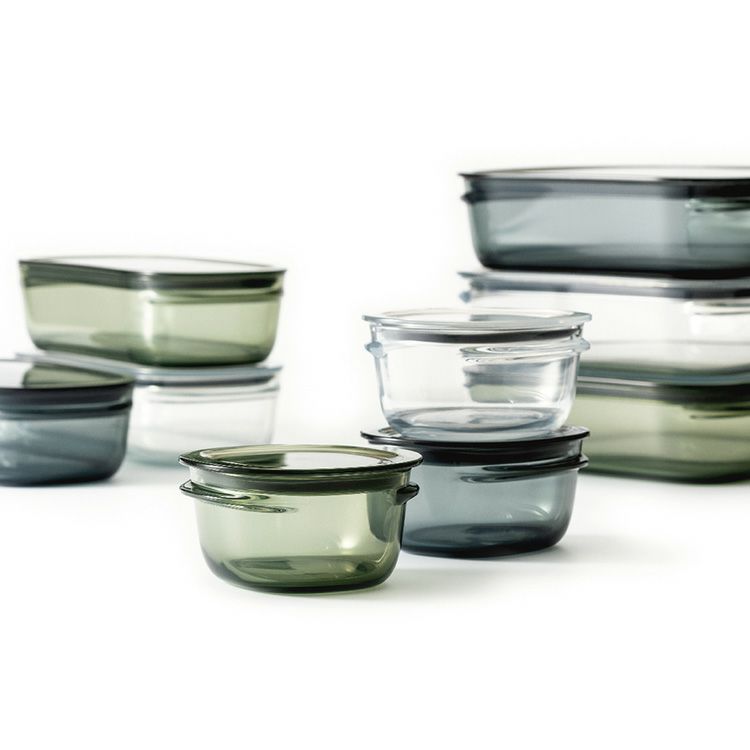 ライクイット（like-it） 調理ができる保存容器 S（1個）＆M（1個）＆トレーM