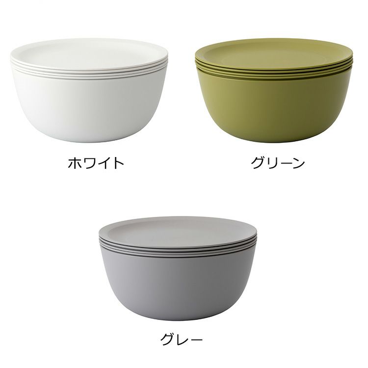 ライクイット（like-it） 米とぎにも使えるザルとボウル 6点セット