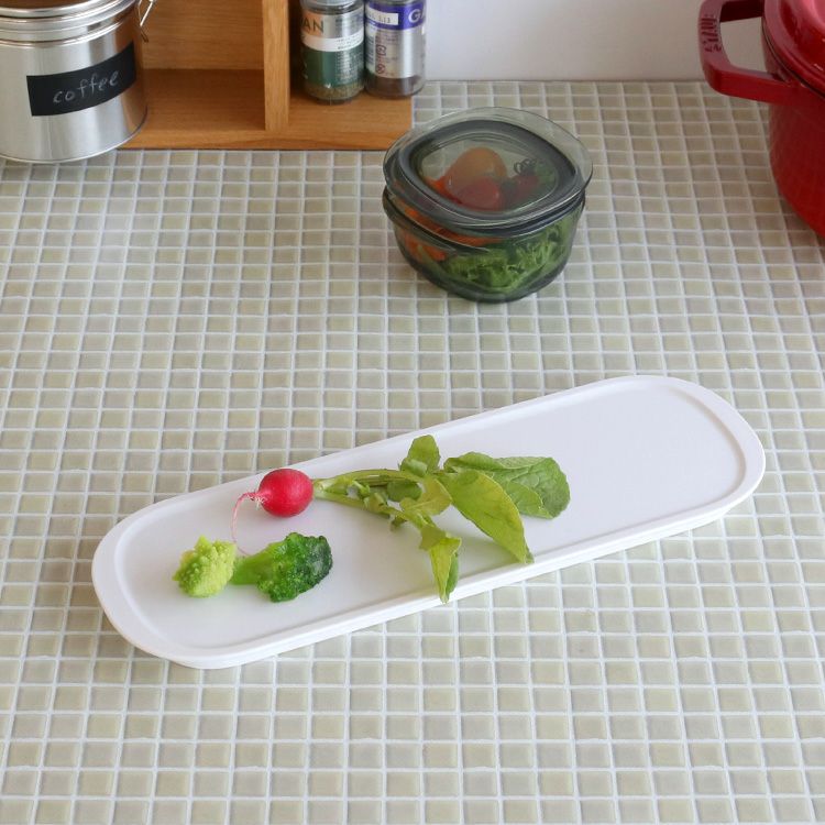 ライクイット（like-it） 調理ができる保存容器 ホワイト トレーM