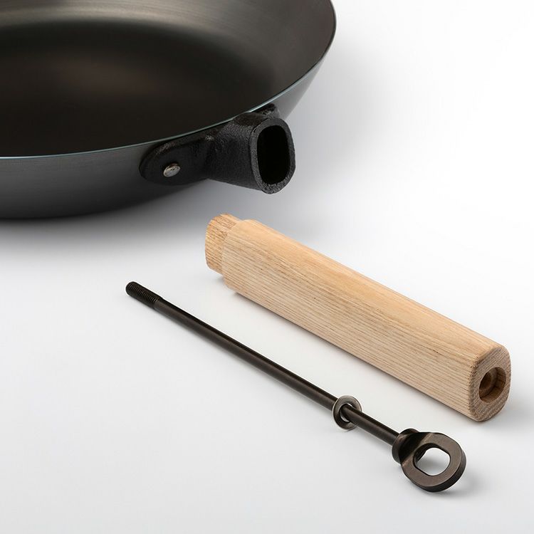 ライクイット（like-it） オーブンでも使える 鉄フライパン 26cm （スタンド付き）