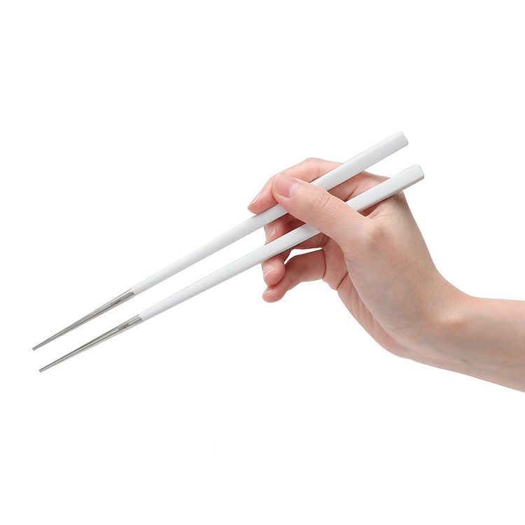 クチポール（Cutipol） クーベ/KUBE ホワイト 箸 + 箸置きセット