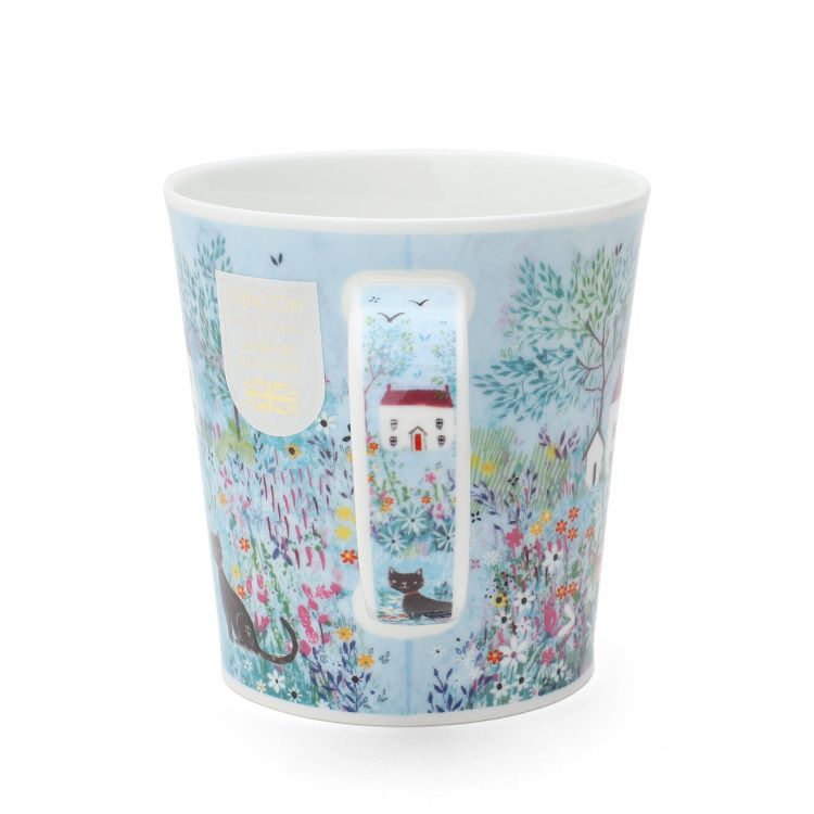 ダヌーン（Dunoon） マグカップ LOMOND コテージを散歩する猫