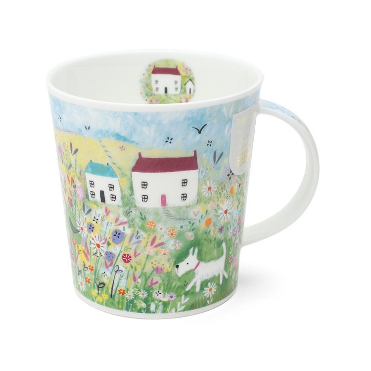 ダヌーン（Dunoon） マグカップ LOMOND コテージを散歩する犬