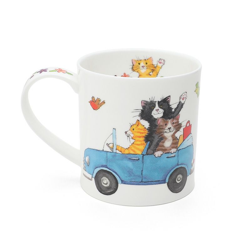 ダヌーン（Dunoon） マグカップ ORKNEY 自転車でお出かけだニャン