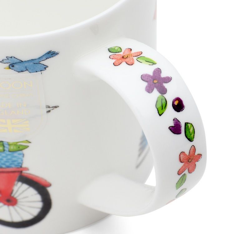 ダヌーン（Dunoon） マグカップ ORKNEY 自転車でお出かけだニャン