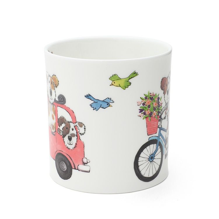 ダヌーン（Dunoon） マグカップ ORKNEY 自転車でお出かけだワン