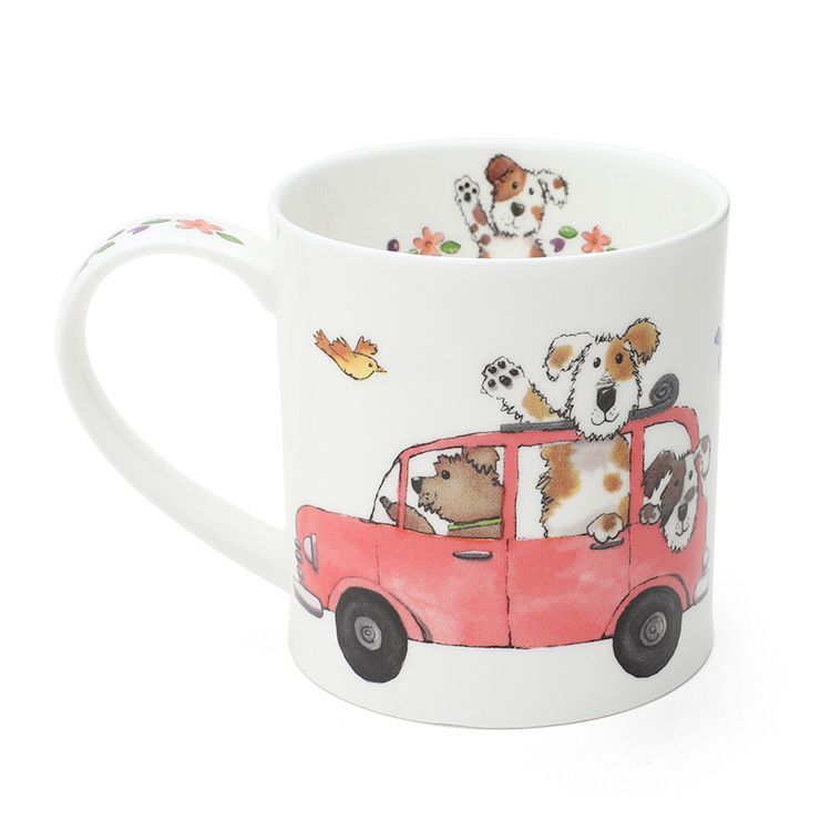 ダヌーン（Dunoon） マグカップ ORKNEY 自転車でお出かけだワン