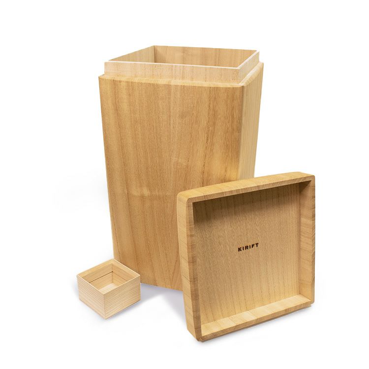 キリフト（KIRIFT） ライスストッカー/RICE STOCKER 蜜蝋 国産桐 米びつ 10kg