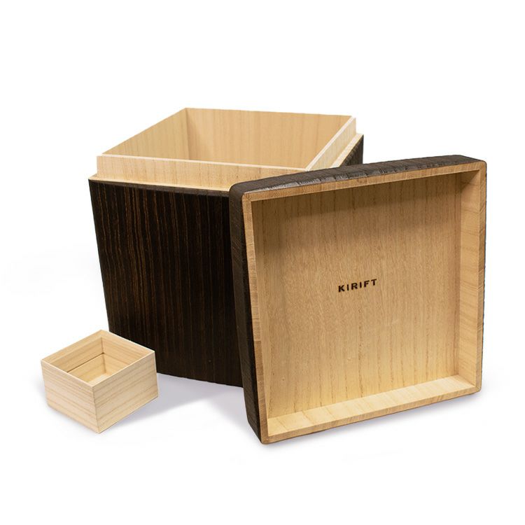 キリフト（KIRIFT） ライスストッカー/RICE STOCKER 焼桐 国産桐 米びつ 5kg