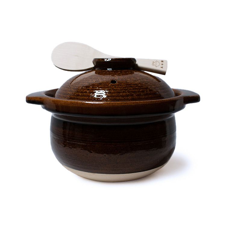 長谷園 藍花のかまどさん 三合炊き