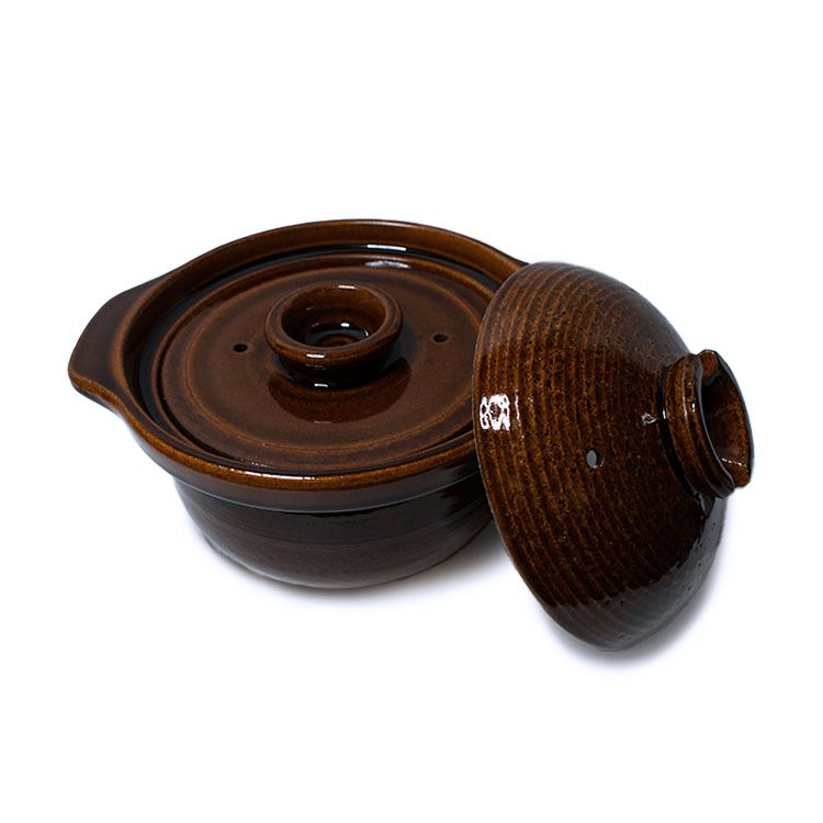 長谷園 藍花のかまどさん 三合炊き