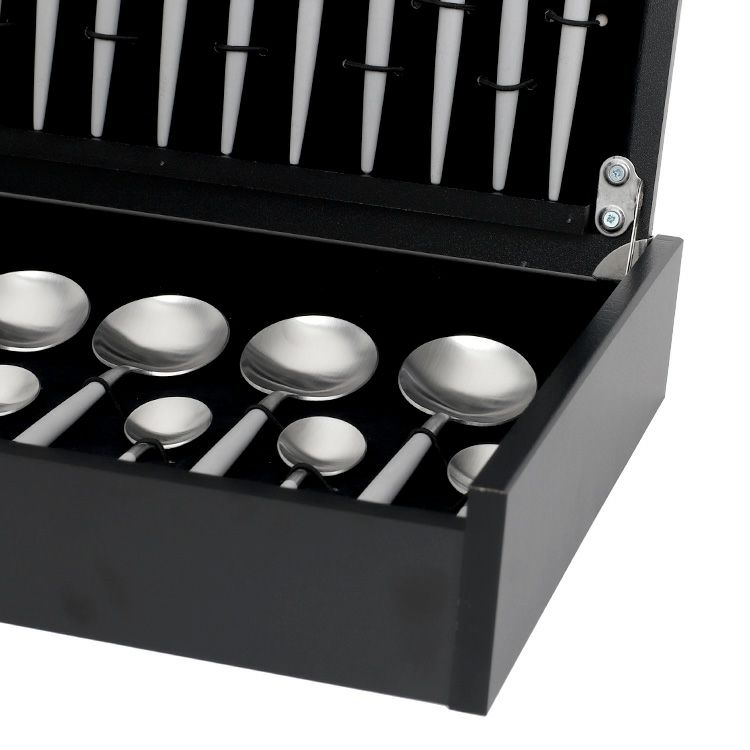 クチポール（Cutipol） ゴア/GOA ライトグレー ディナー24点セット