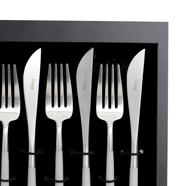 クチポール（Cutipol） ゴア/GOA ライトグレー ディナー24点セット