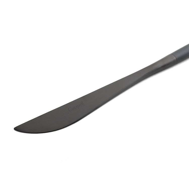 クチポール（Cutipol） ゴア/GOA オールブラック ディナーナイフ/テーブルナイフ