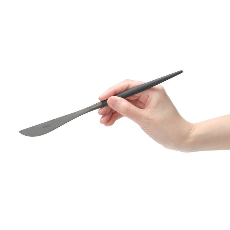 クチポール（Cutipol） ゴア/GOA オールブラック ディナーナイフ/テーブルナイフ