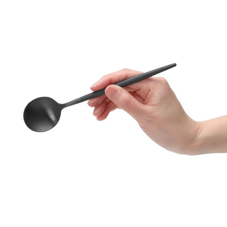 クチポール（Cutipol） ゴア/GOA オールブラック デザートスプーン