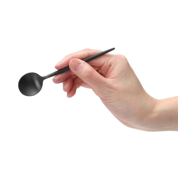 クチポール（Cutipol） ゴア/GOA オールブラック コーヒー/ティー スプーン