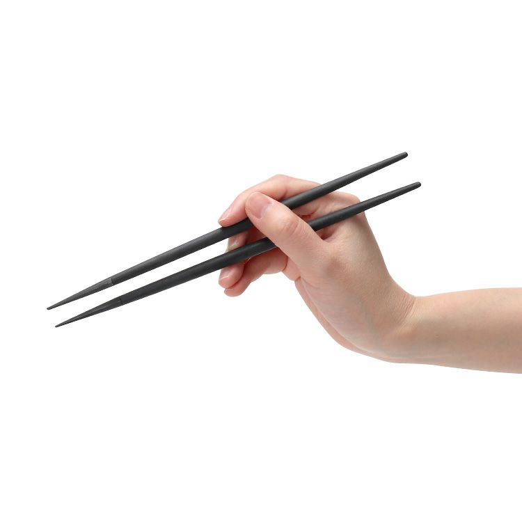 クチポール（Cutipol） ゴア/GOA オールブラック 箸 + 箸置きセット