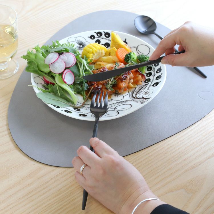 クチポール（Cutipol） ゴア/GOA オールブラック ディナー3点セット