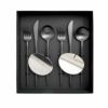 クチポール（Cutipol） ゴア/GOA オールブラック ディナー8点セット 化粧箱付