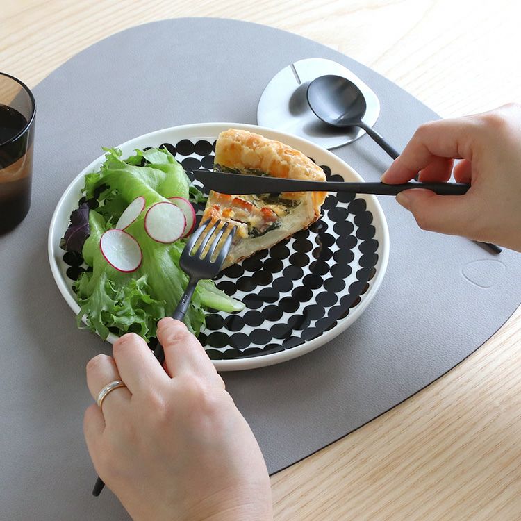 クチポール（Cutipol） ゴア/GOA オールブラック デザート8点セット 化粧箱付