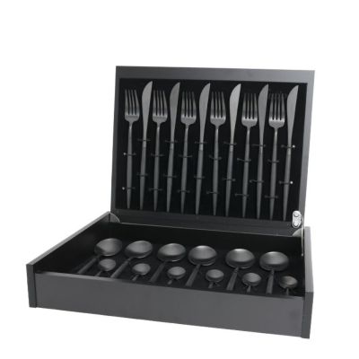 Cutipol クチポール ゴア GOA ブラック カトラリー 6本 中古 GOA（ゴア