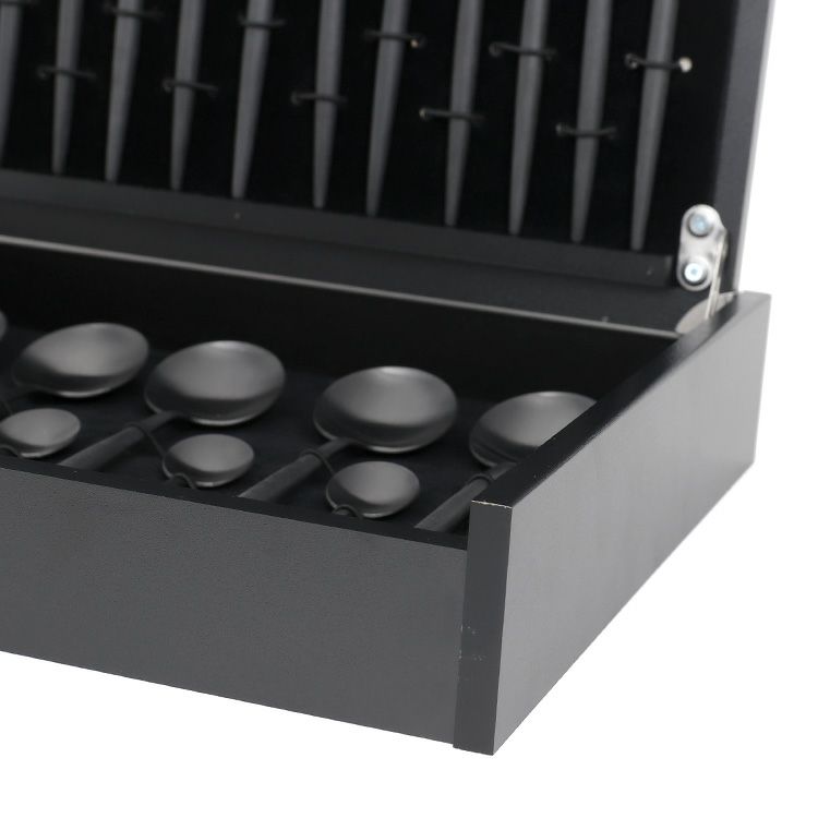 クチポール（Cutipol） ゴア/GOA オールブラック ディナー24点セット