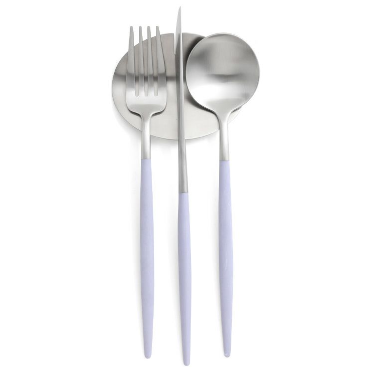 クチポール（Cutipol） ゴア/GOA バイオレット ディナー3点＆カトラリーレスト1点