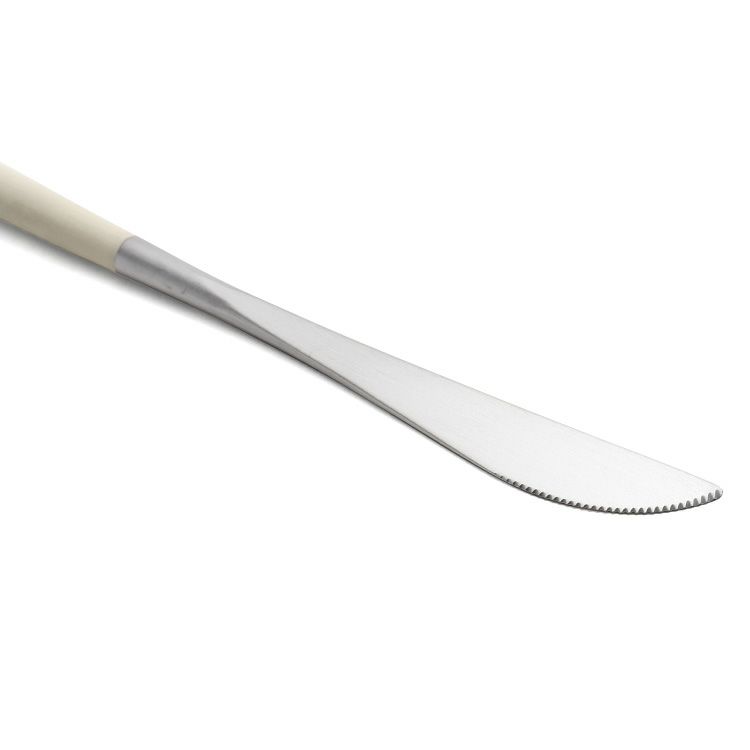 クチポール（Cutipol） ゴア/GOA ライトアイボリー デザートナイフ