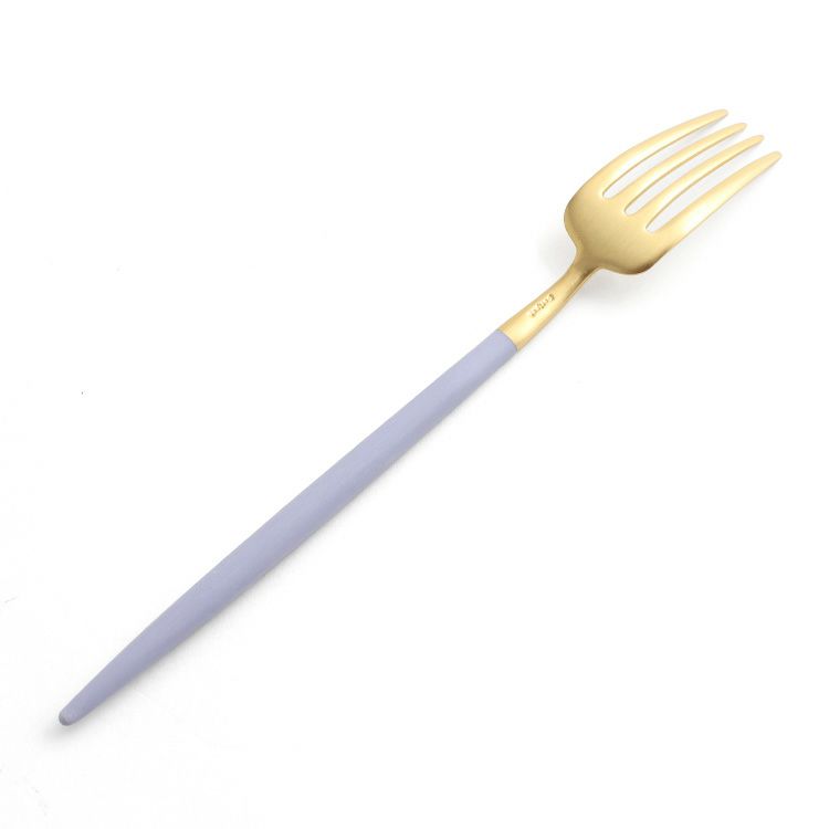 クチポール（Cutipol） ゴア/GOA バイオレットマットゴールド デザートフォーク