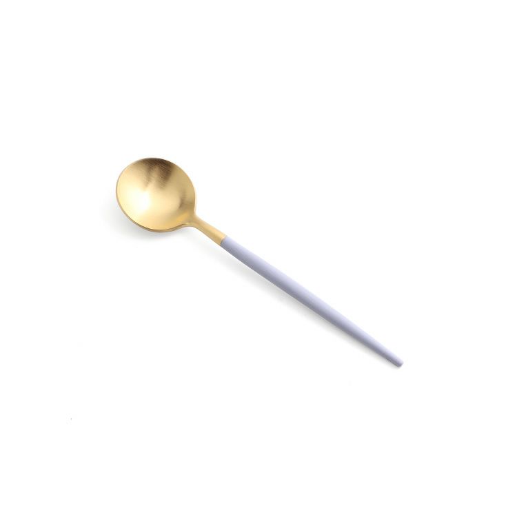 クチポール（Cutipol） ゴア/GOA バイオレットマットゴールド コーヒー/ティースプーン