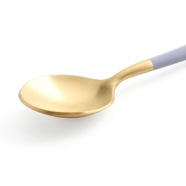 クチポール（Cutipol） ゴア/GOA バイオレットマットゴールド コーヒー/ティースプーン