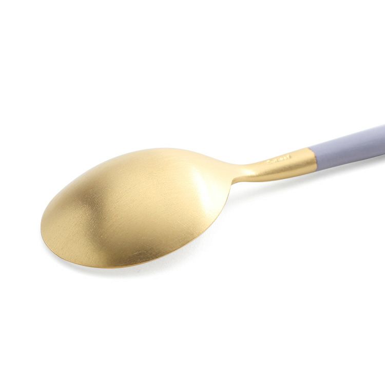 クチポール（Cutipol） ゴア/GOA バイオレットマットゴールド コーヒー/ティースプーン