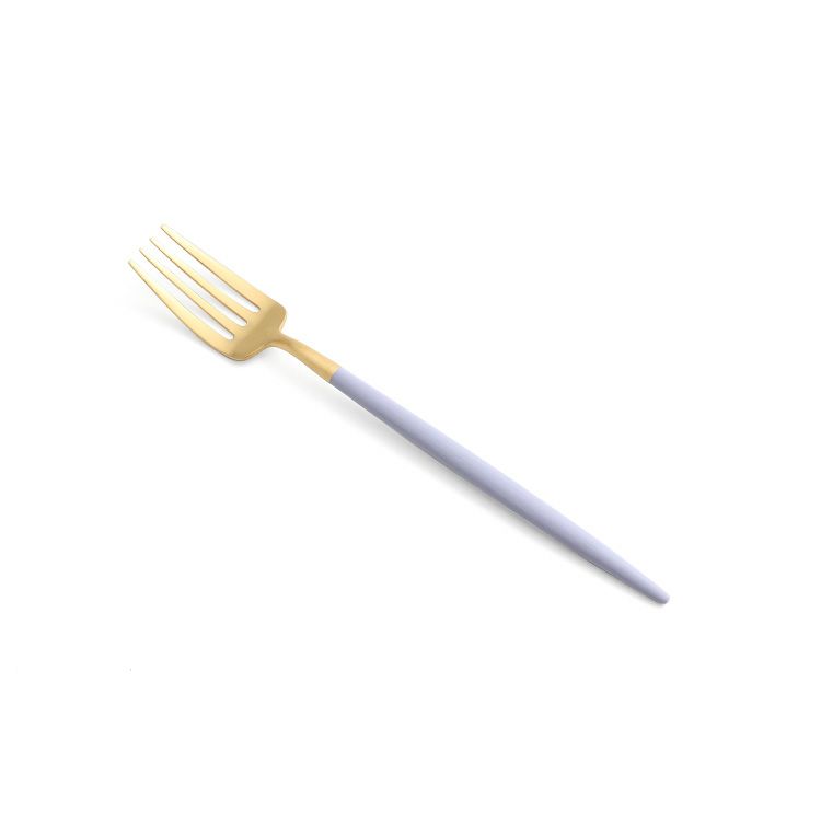 クチポール（Cutipol） ゴア/GOA バイオレットマットゴールド デザート3点＆カトラリーレスト1点