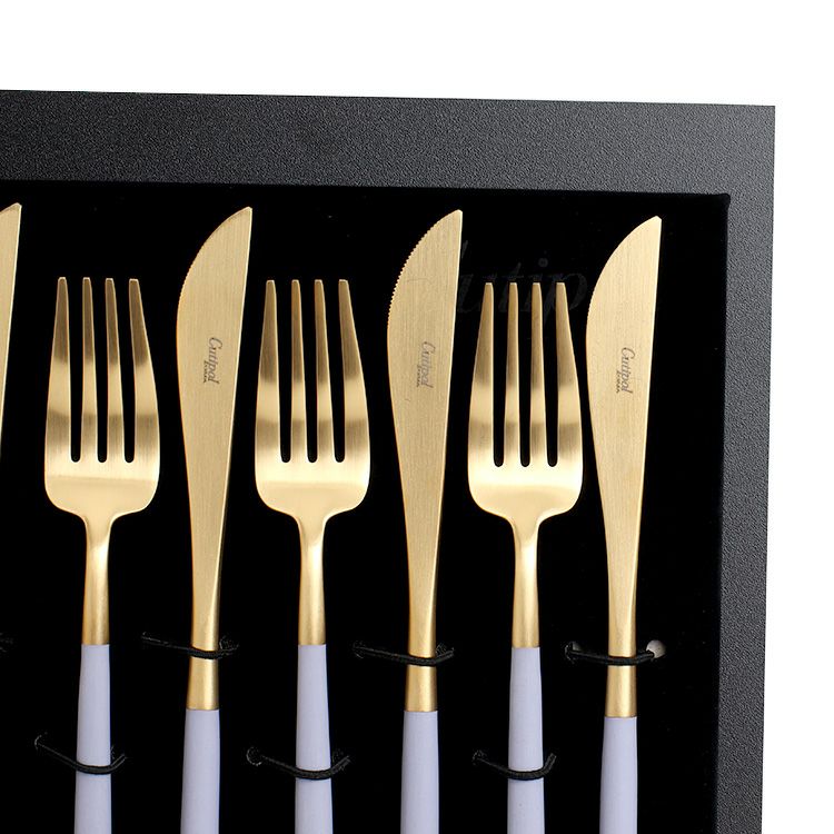 クチポール（Cutipol） ゴア/GOA バイオレットマットゴールド ディナー24点セット