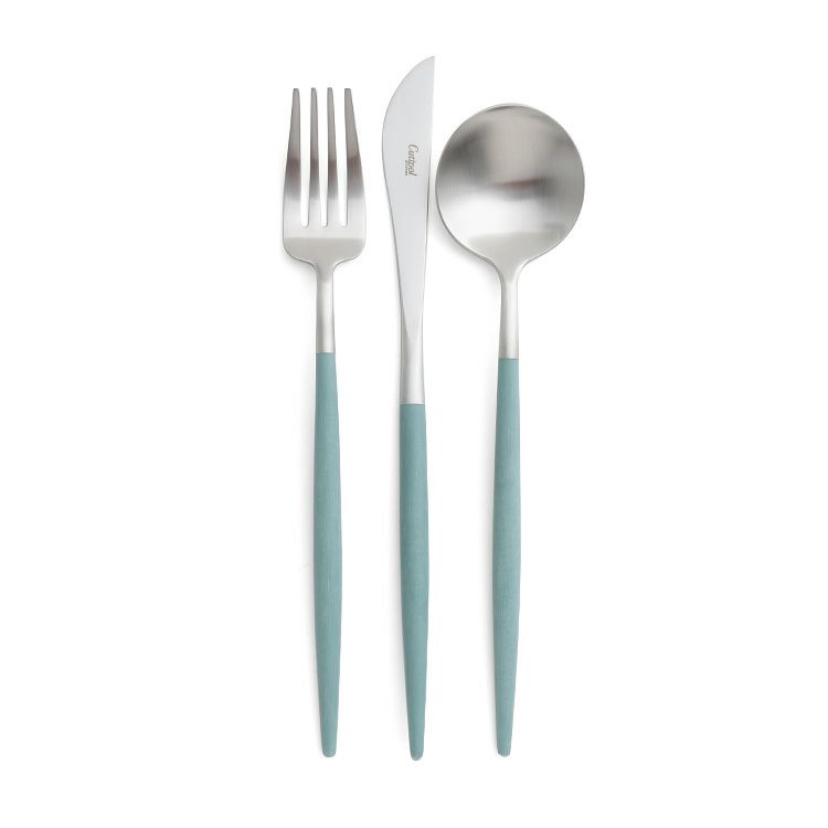 クチポール（Cutipol） ゴア/GOA ブルーセージ ディナー3点セット