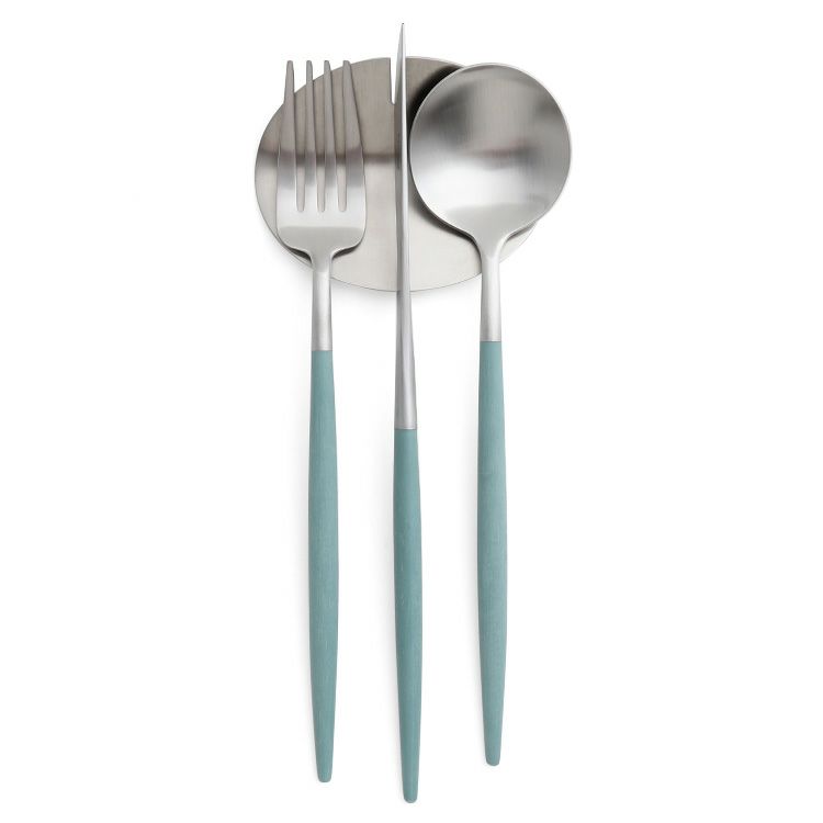 クチポール（Cutipol） ゴア/GOA ブルーセージ ディナー3点＆カトラリーレスト1点