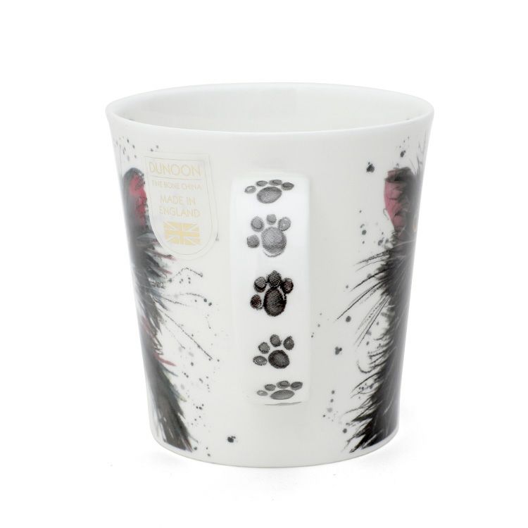 ダヌーン（Dunoon） マグカップ LOMOND ペインティングキャット 黒白猫