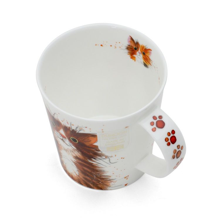 ダヌーン（Dunoon） マグカップ LOMOND ペインティングキャット 茶トラ猫