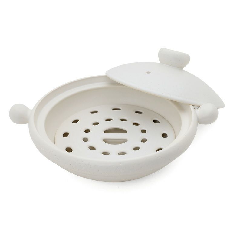 弥生陶園 丸土鍋（むしスノコ付き）